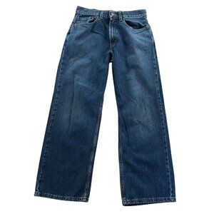 Vintage Levis Womens 569 Jeans Size 18 Loose Straight Classic Blue Denim Casual